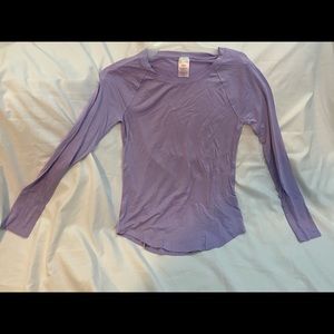 Juniors purple raglan tee